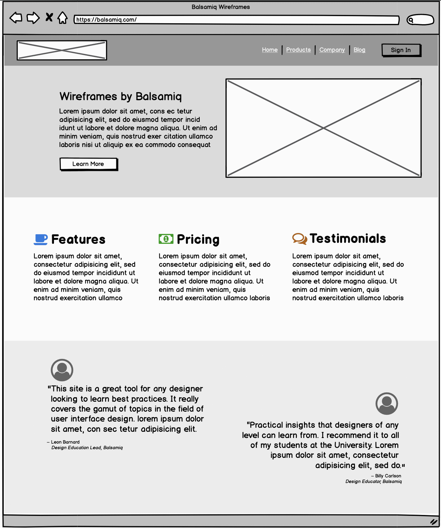 Gif that compares 2 web pages with the same content. One has well-aligned elements, and the other one doesn’t.
