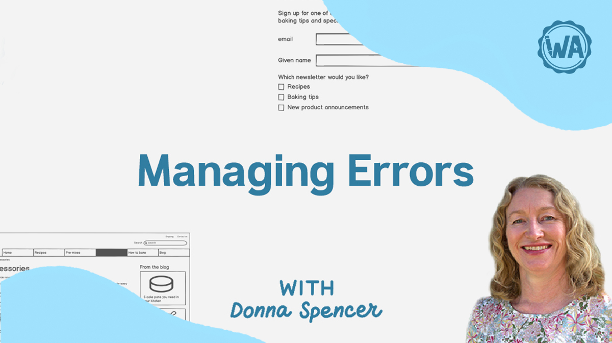 How to help people avoid and recover from errors in your UI design