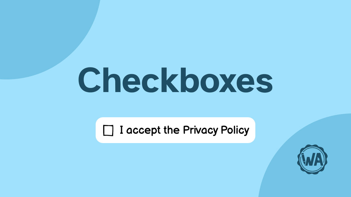 Checkbox guidelines