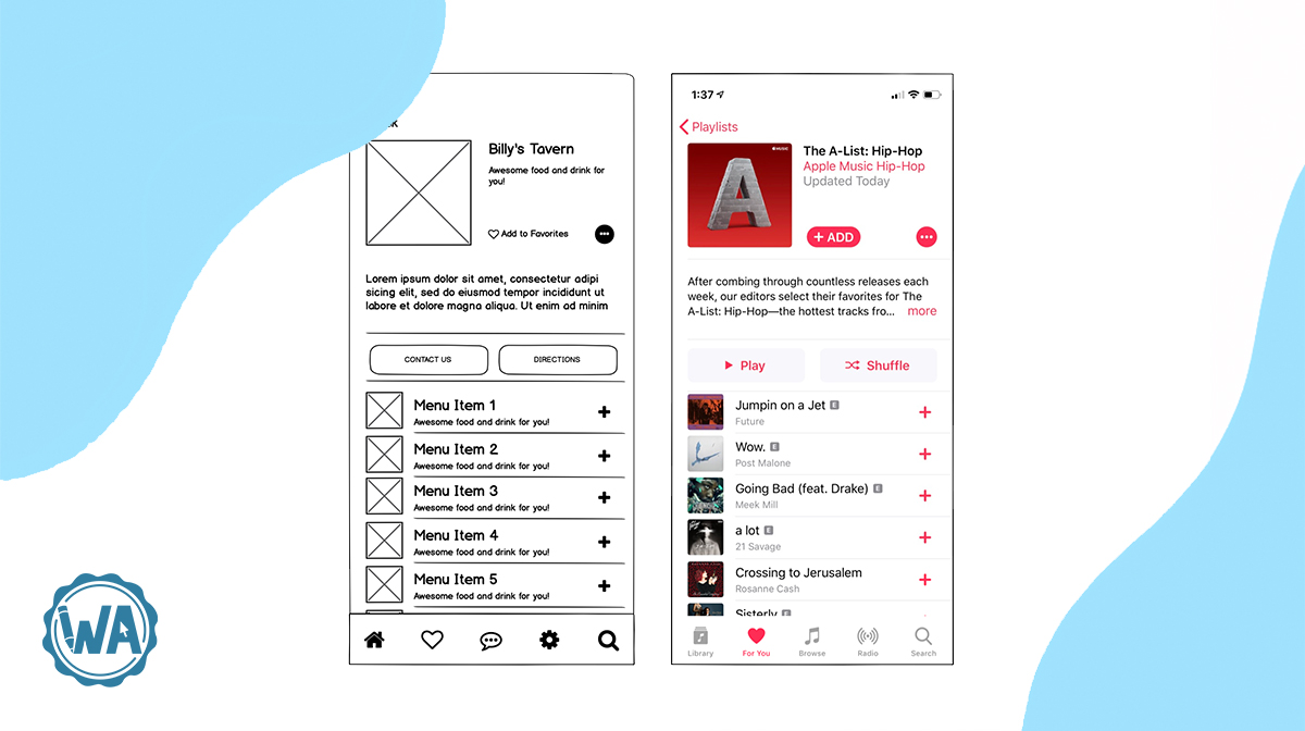 Copying an existing UI to learn how it was designed