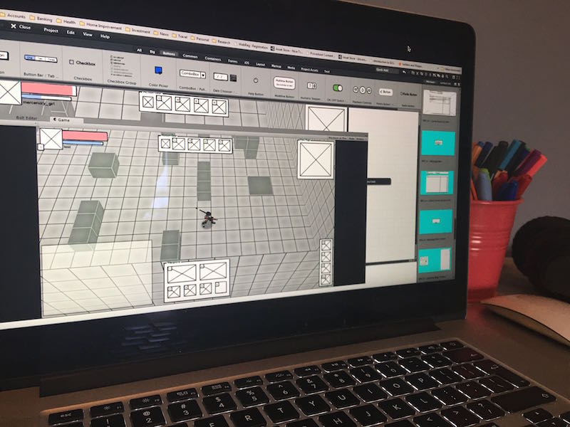 How game designers rapidly prototype ideas using Balsamiq