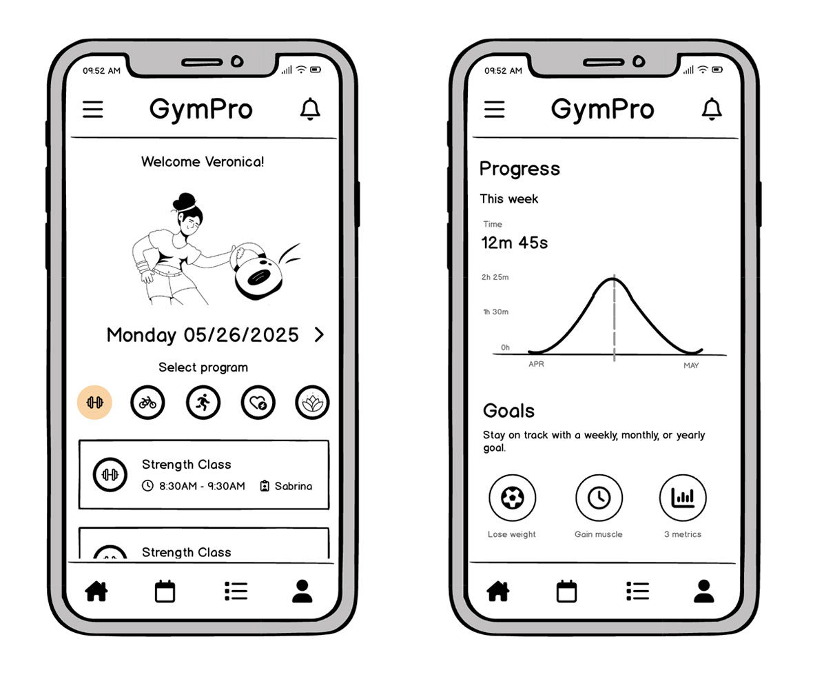 Tap areas for mobile wireframes