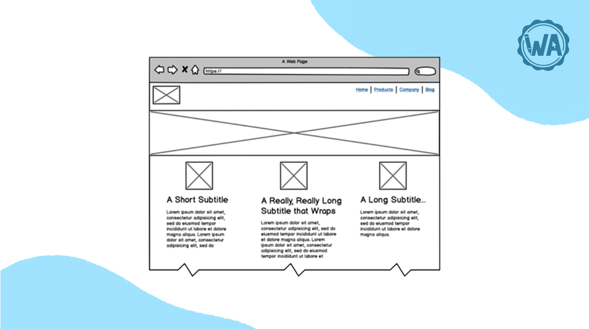 How to use text in wireframes