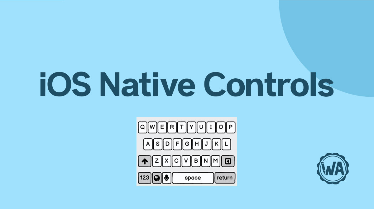 iOS control guidelines