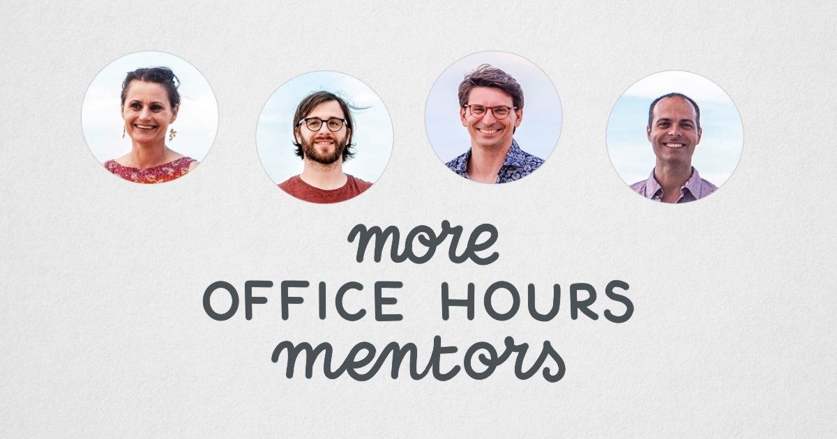 Announcing new mentors of our Office Hours Program