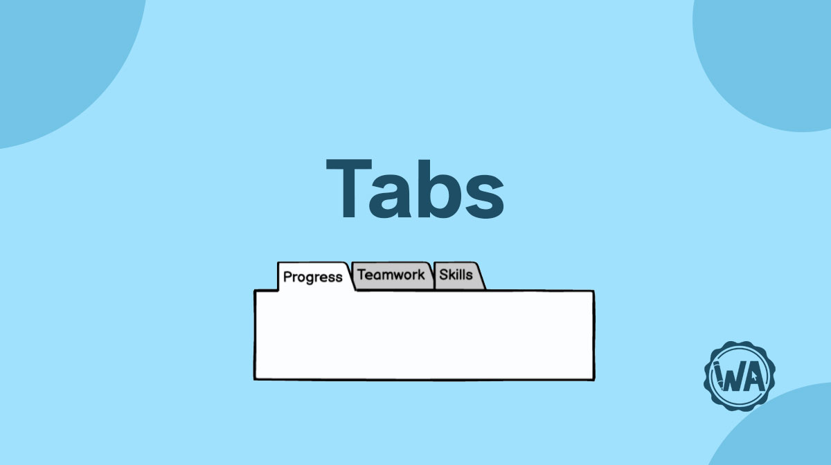 Tab guidelines