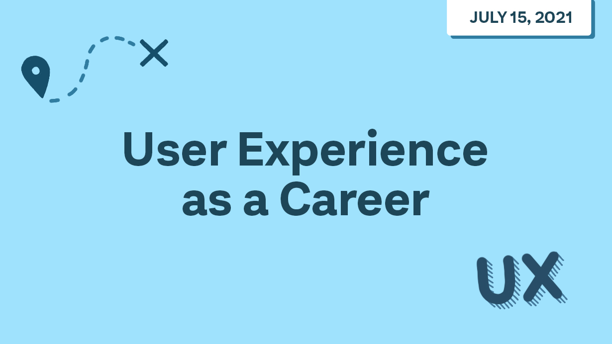User experience as a career - Webinar