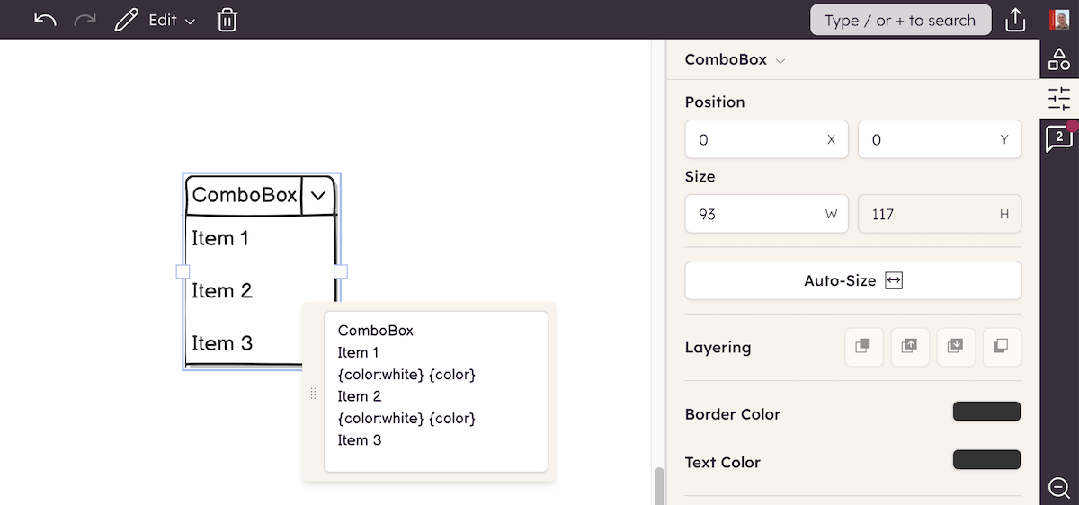 How to add a blank row to a combobox or menu control