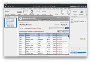 Showing font changes