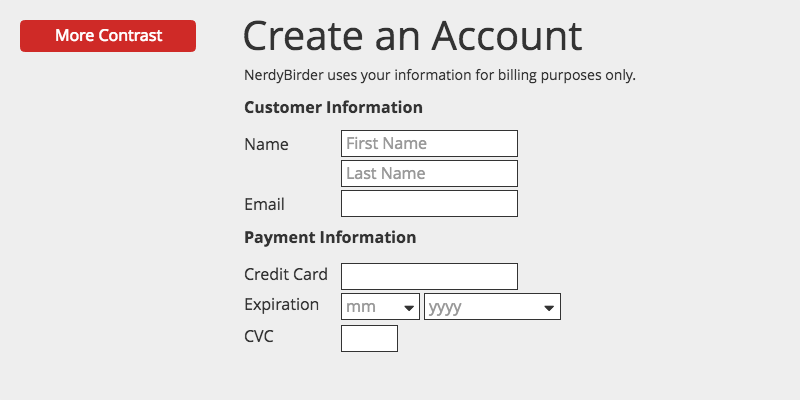 More contrast example