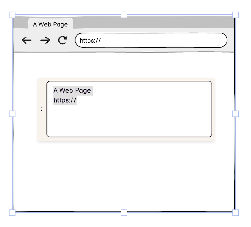 Double-clicking to edit a control’s text properties.