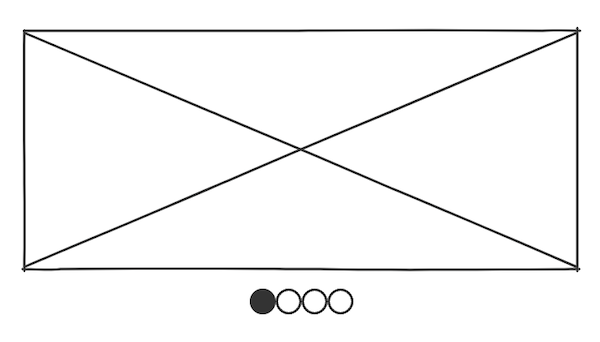 A Carousel made from an image control and icons