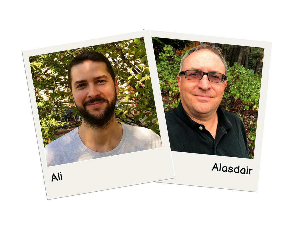 Welcome Ali Servet Donmez and Alasdair Manson!