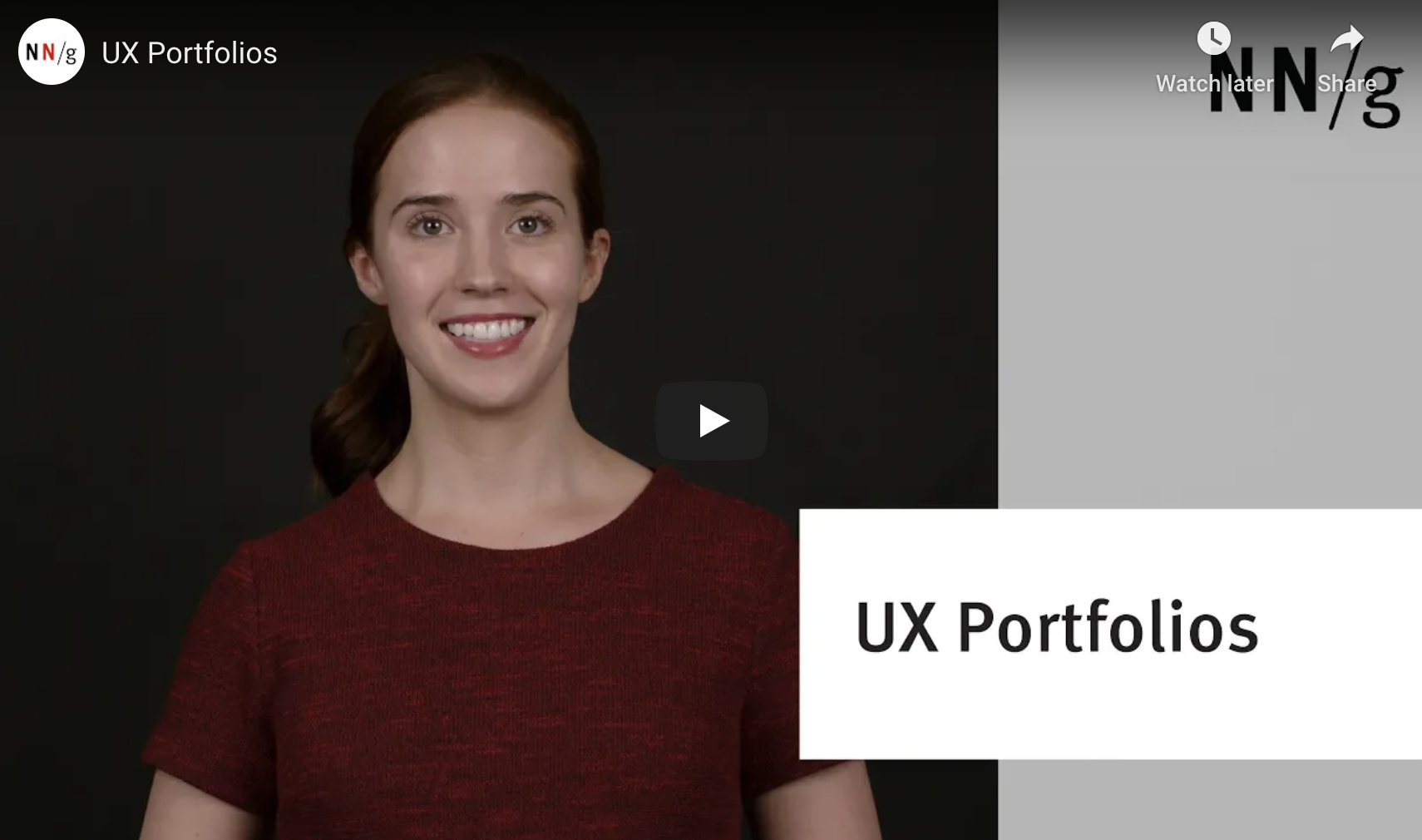 UX portfolios