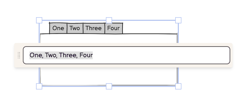 Editing Tab text properties
