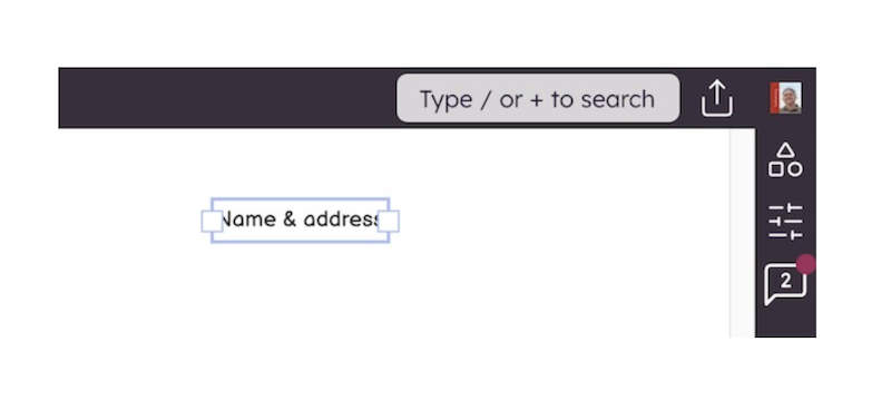 Use search and hit ENTER twice to start typing