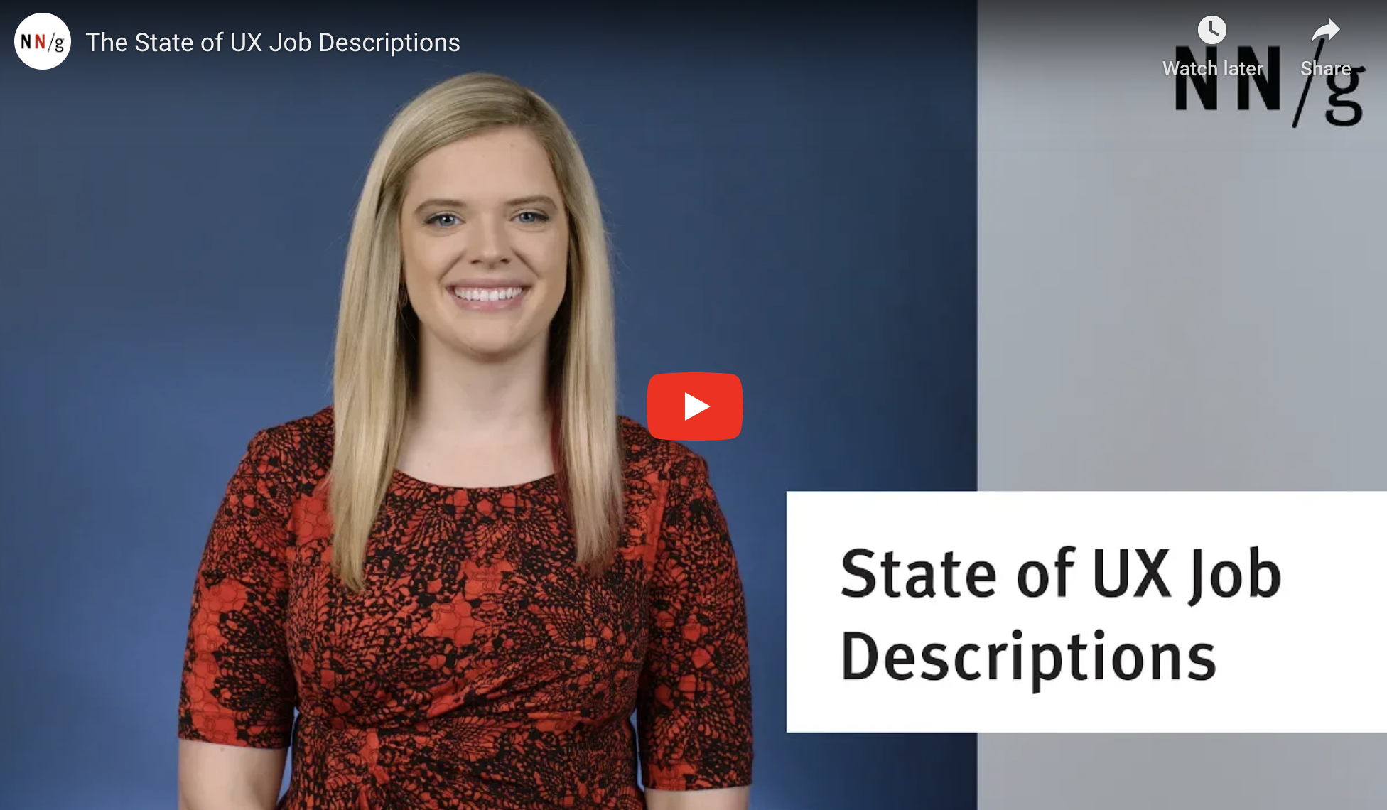 The State of UX Job Descriptions