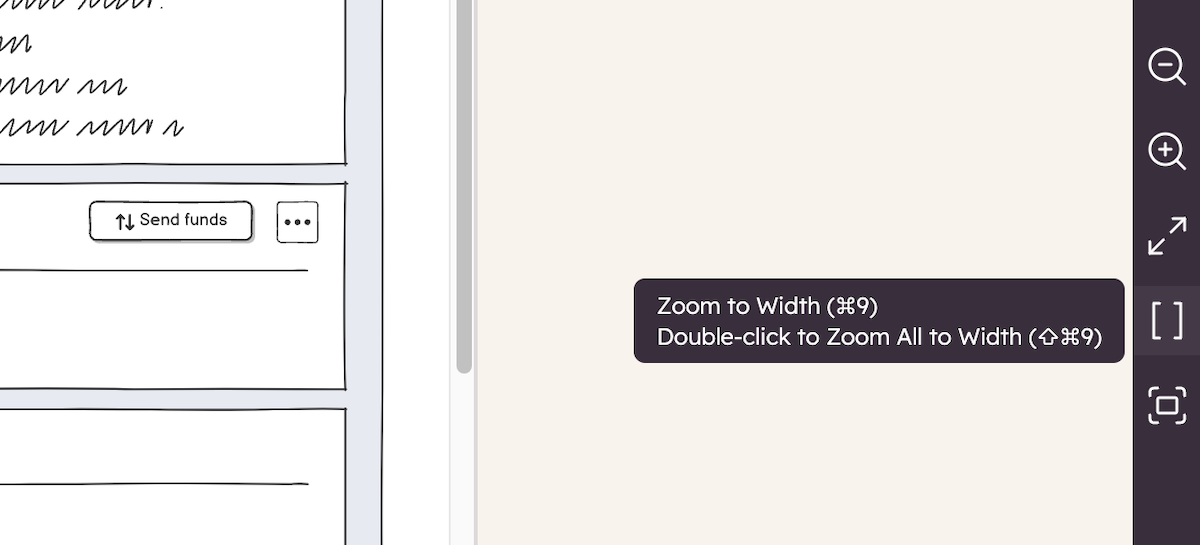 How to zoom all wireframes at once